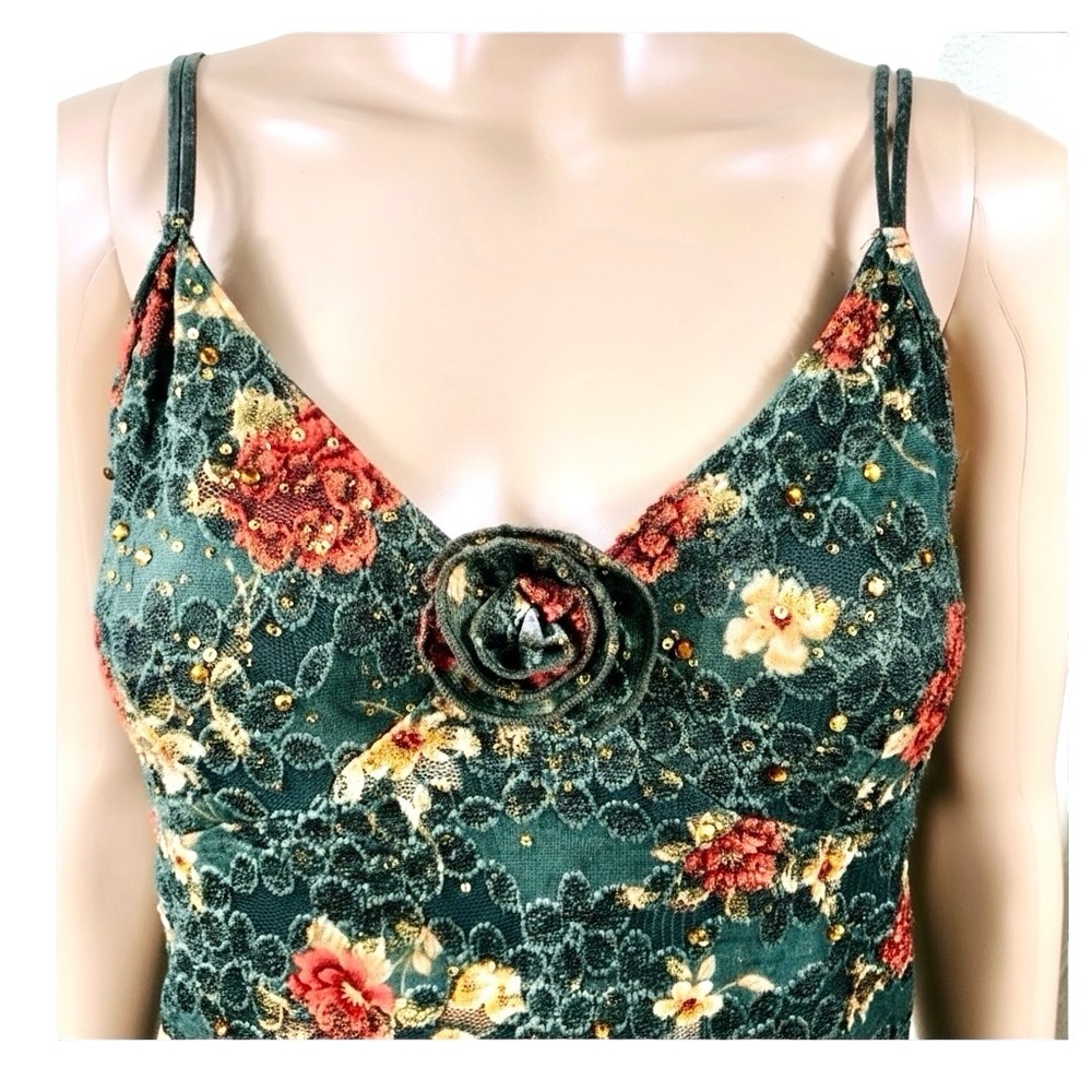 Bebe beautiful colors for autumn, spring and summer tank top with sparkles O/S